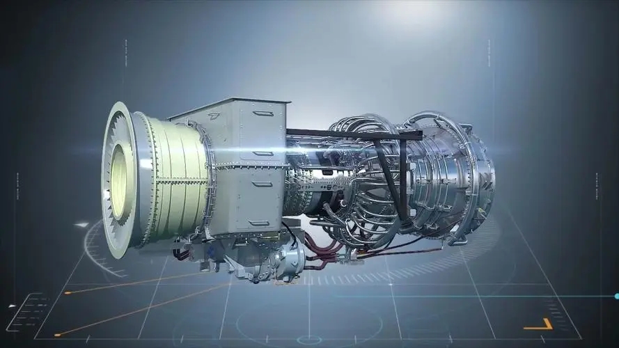 南京三维动画展现燃气轮机内部杂乱的机械结构